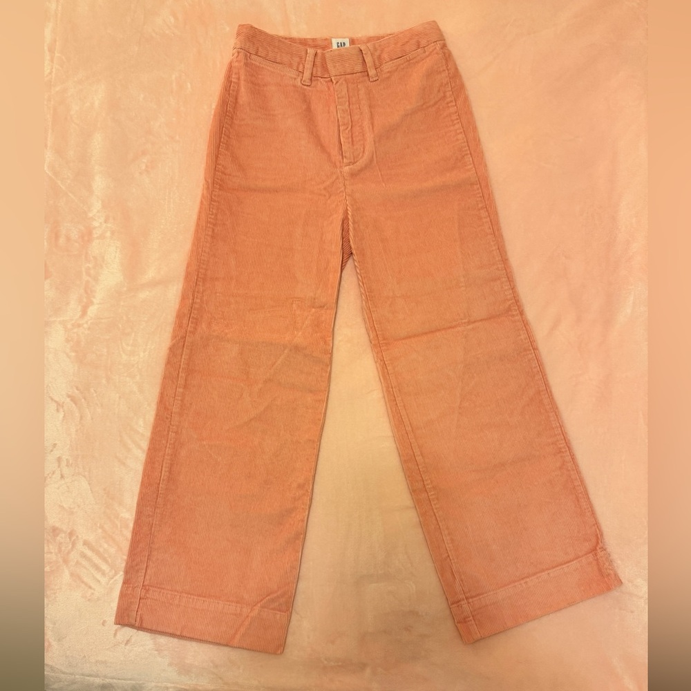 Gap Wide Leg Corduroy Pants Soft Pink, XS